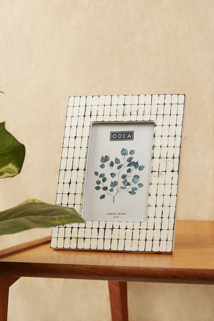 Square Pattern Photo Frame 6X4