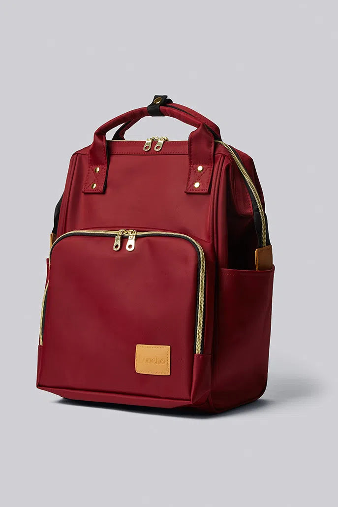 Louche Lexi Framed Backpack Burgundy - Detail 2