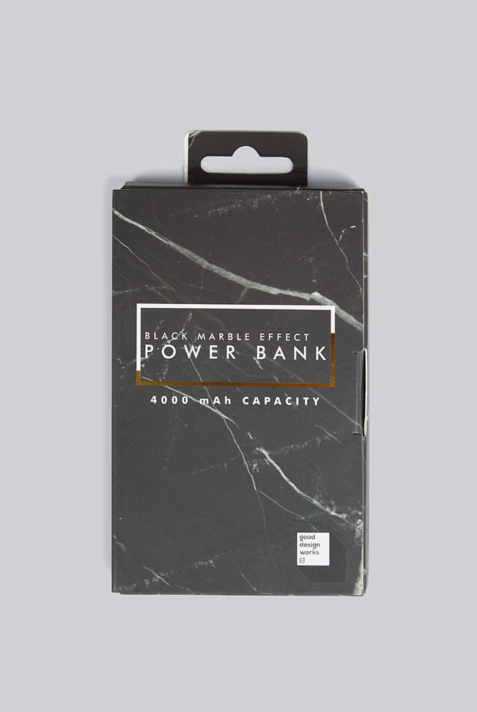 Marble Power Bank - Black