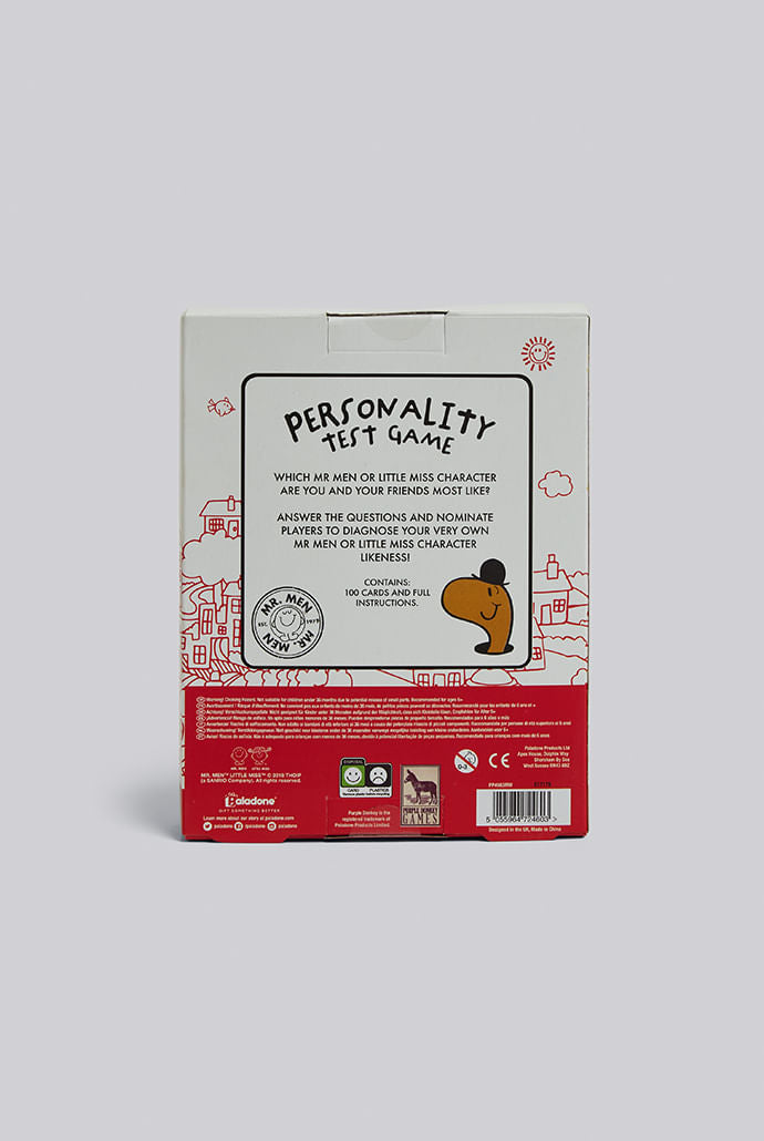 Mr Men And Little Miss Personality Test Game - Styled