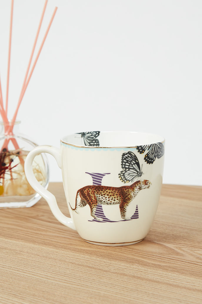 Ceramic Letter Mug